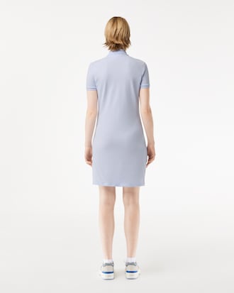 Women's Slim Fit Stretch Mini Piqué Polo Dress