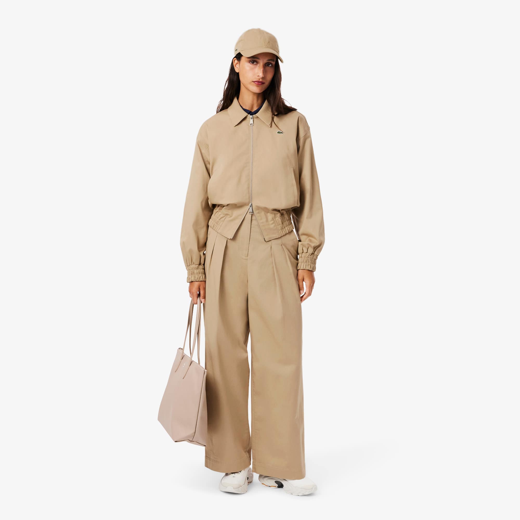 Women's Double Collar Stretch Jacket - Organic Cotton - New In