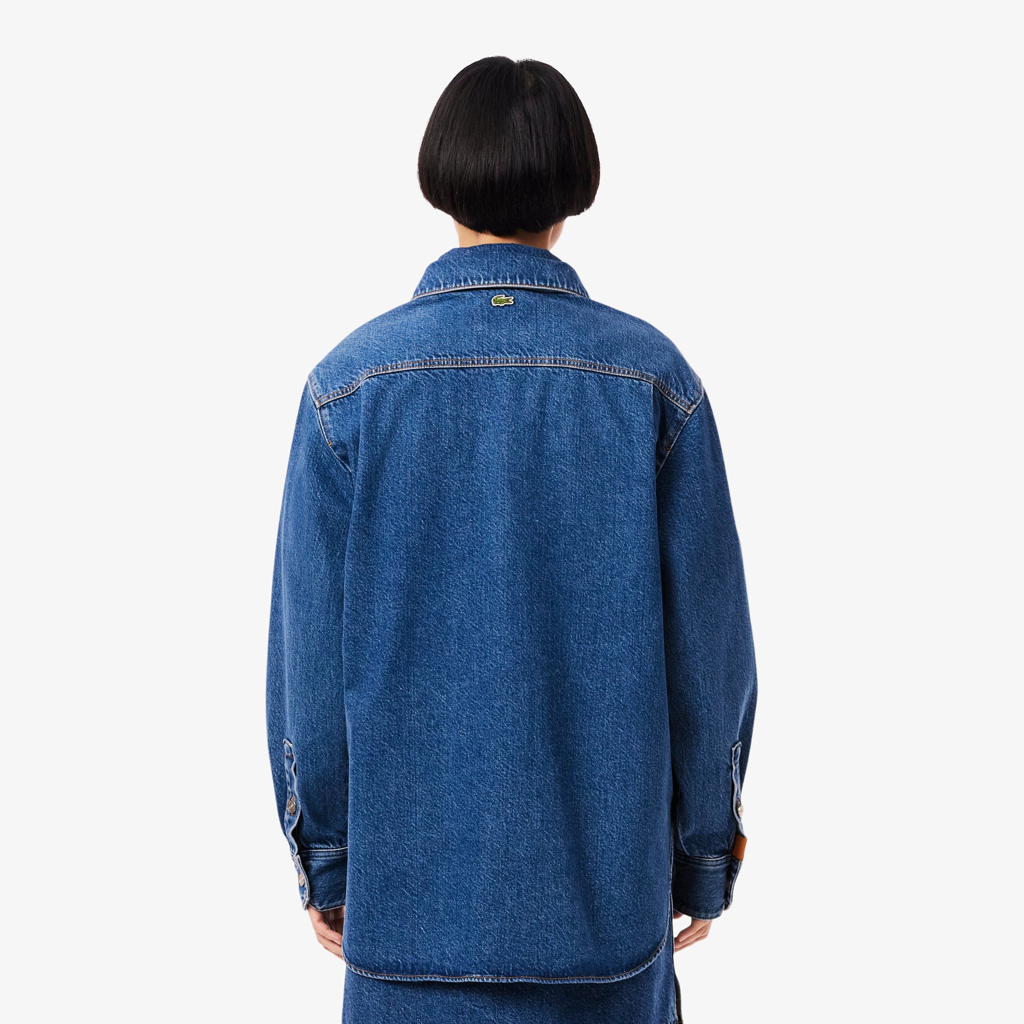 アウターその他 AVANT TOI Woman Blazer Blue 225SD2103MPSVG V01064 EXTRO&VERT Women Blazer Oversized Long Sleeve Lapel Button