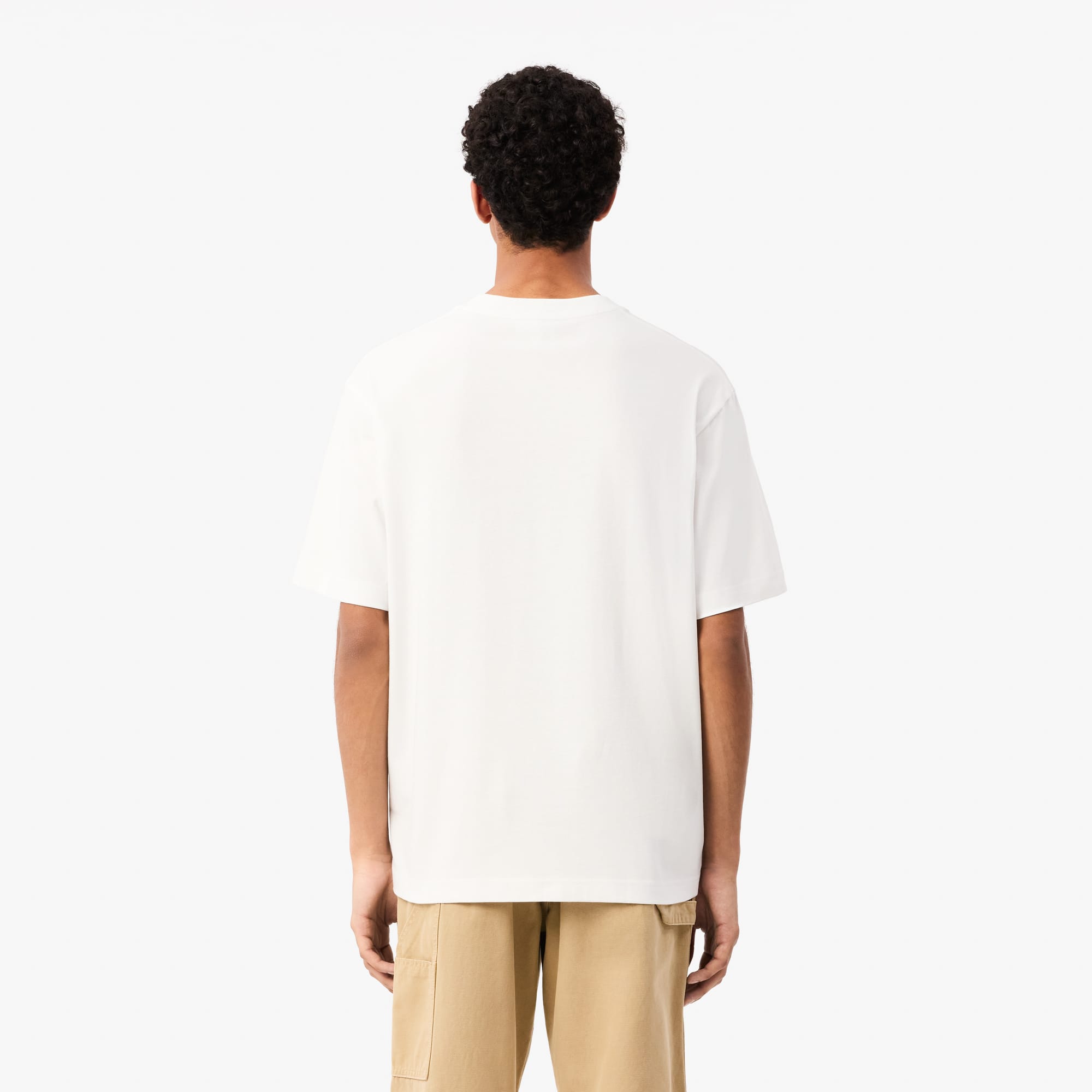 Lacoste【オーバーサイズ☆ Heavy Cotton Printed T-shirt】 Lacoste Men's Heavy Cotton Tennis Ball Print T-Shirt – I-Max