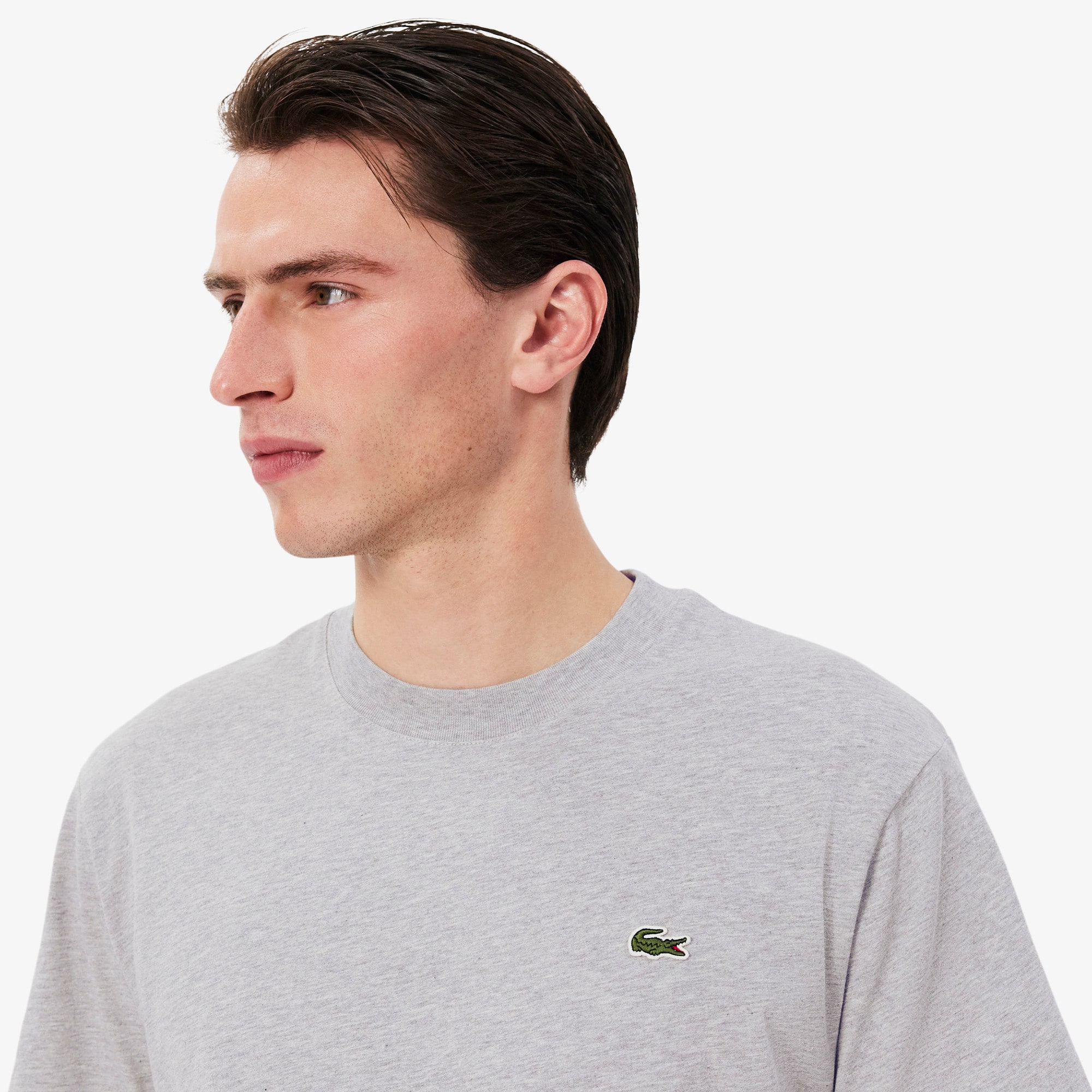 Tシャツ・カットソー LACOSTE Men T-shirt Grey TH7318 CCA Lacoste Logo Men's T-Shirt Gray TH7318-00-CCA | FOOTDISTRICT