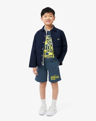 Kids' Printed Fleece Shorts
