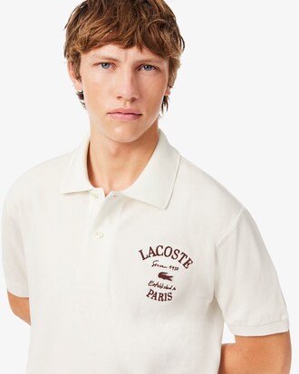 Polo de Petit Piqu&eacute; Bordado de Corte Cl&aacute;sico