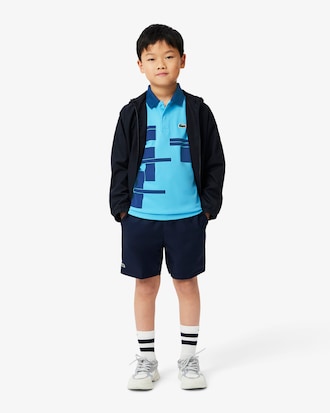 Kids' Lacoste Tennis x Novak Djokovic Piqué Polo