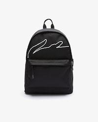 Unisex Neocroc Oversized Crocodile Print Canvas Backpack