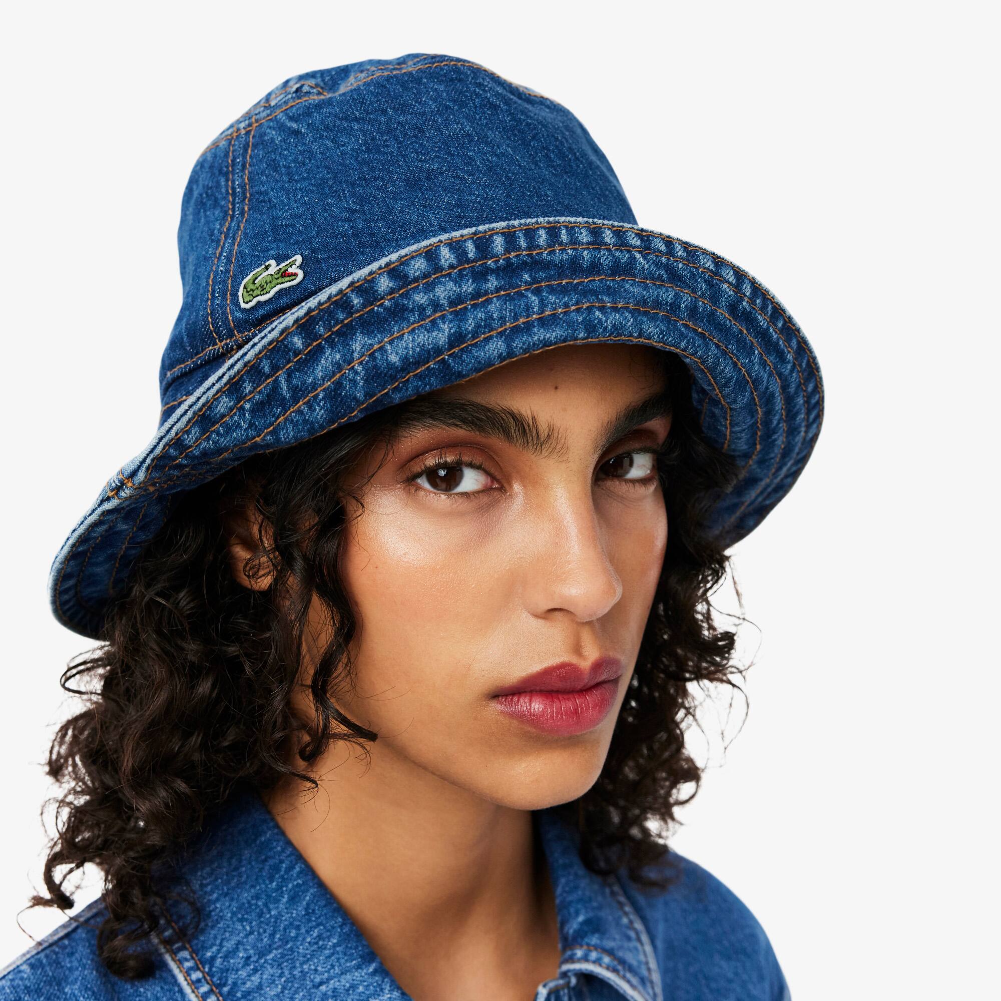 Lacoste Polka Dot Bucket Hat White Black Cotton Bucket Hat Women\'s‎ Size S/M NWT RK2056_001_32.jpg main image 2