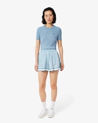 Shorts con estampado de monogramas para mujer