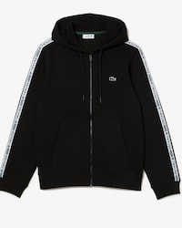 Men&rsquo;s Classic Fit Branded Stripes Zip-Up Hoodie