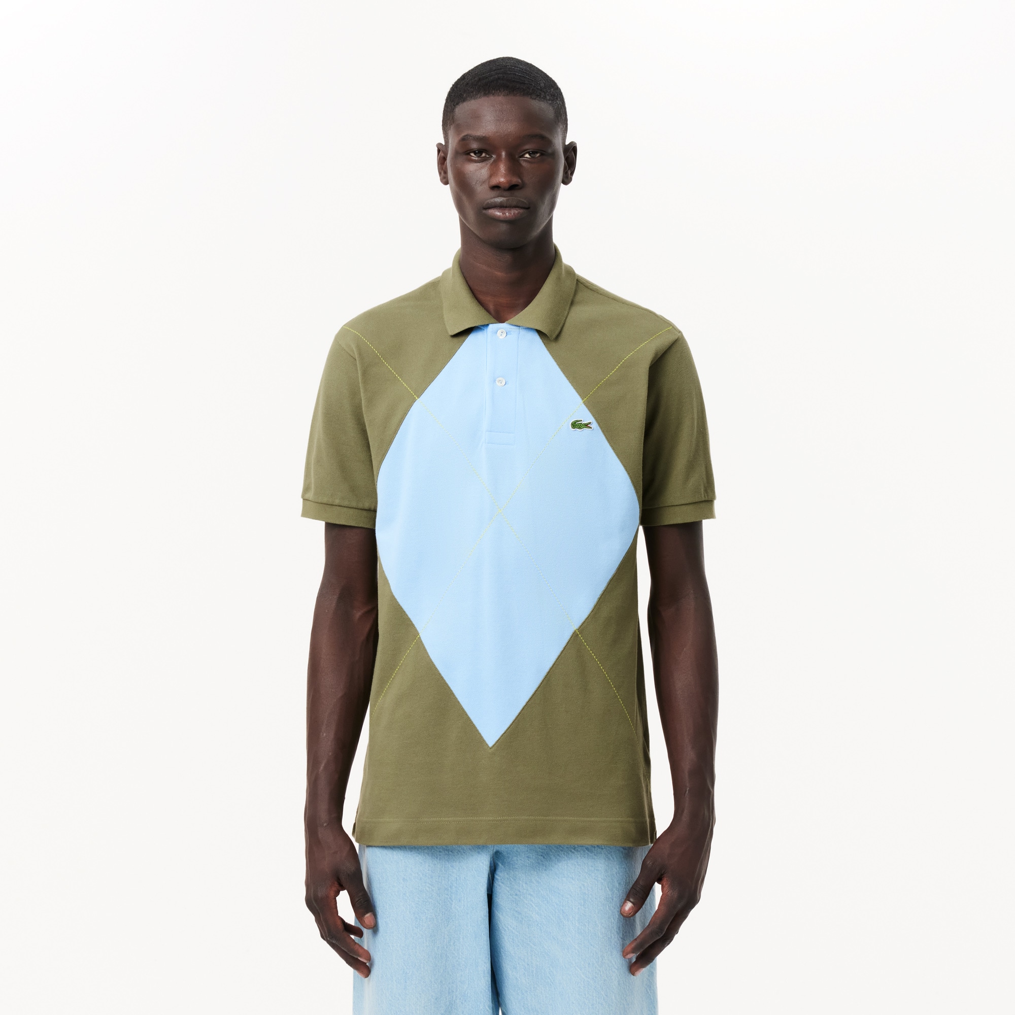 Men's Classic Fit L.12.12 Argyle Polo - Men's Collection - New In