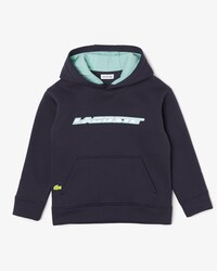 Kids&rsquo; Contrast Branding Hoodie