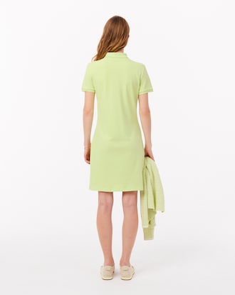 Women's Slim Fit Stretch Mini Piqu&eacute; Polo Dress