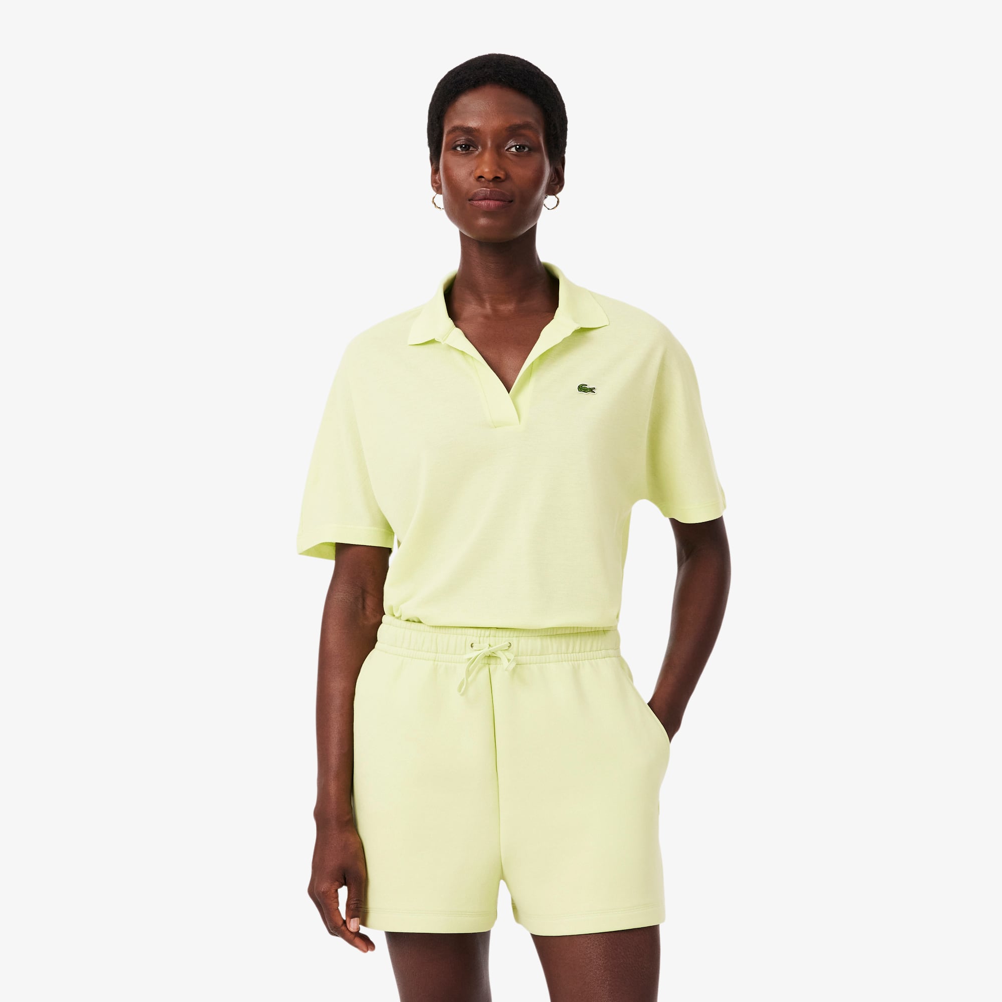 Lacoste Women's Relaxed Fit Piqué Polo