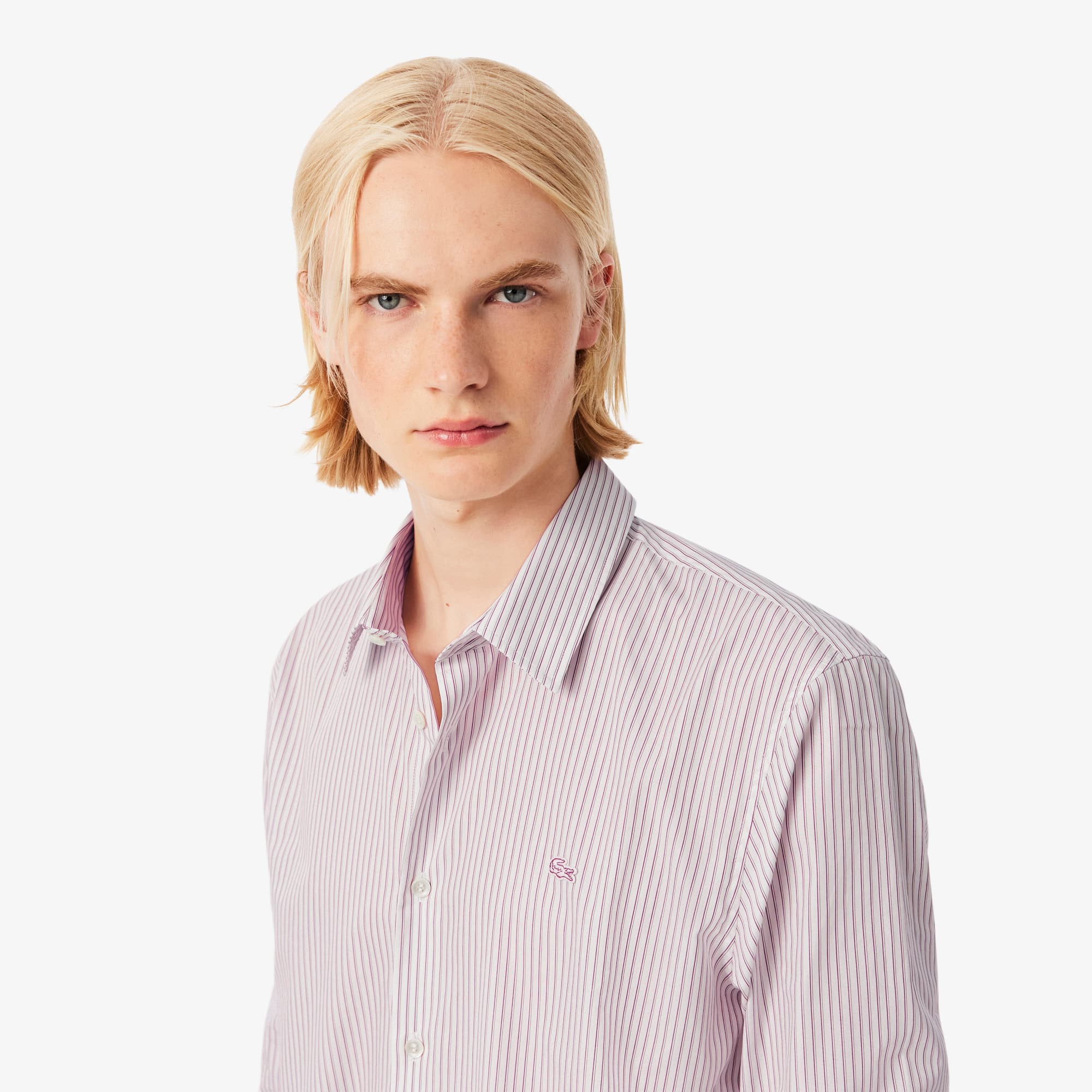 ★★ ★★ Asian Slim fit classic striped shirt LCWAIKIKI Classic Loose Fit Pleated Women's Shirt -S52364Z8