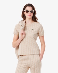 Women's Slim Fit Monogram T-Shirt