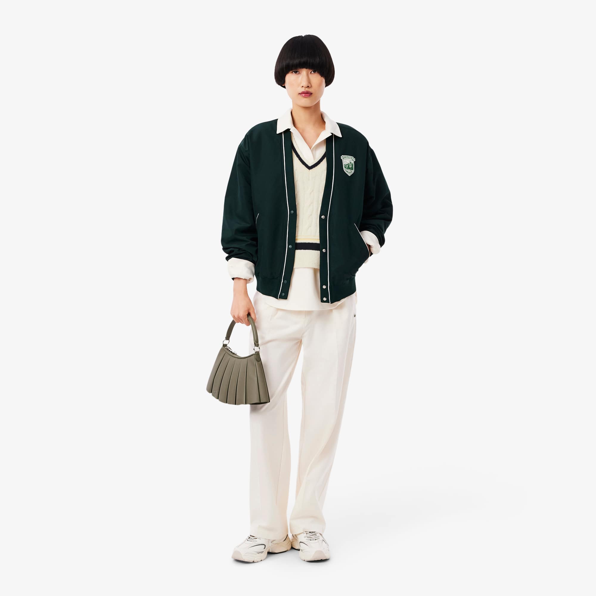 Women's Cable Knit Wool Sweater Vest - Sweaters & Sweatshirts