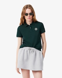 Regular Fit Petit Piqu&eacute; Badge Polo Shirt