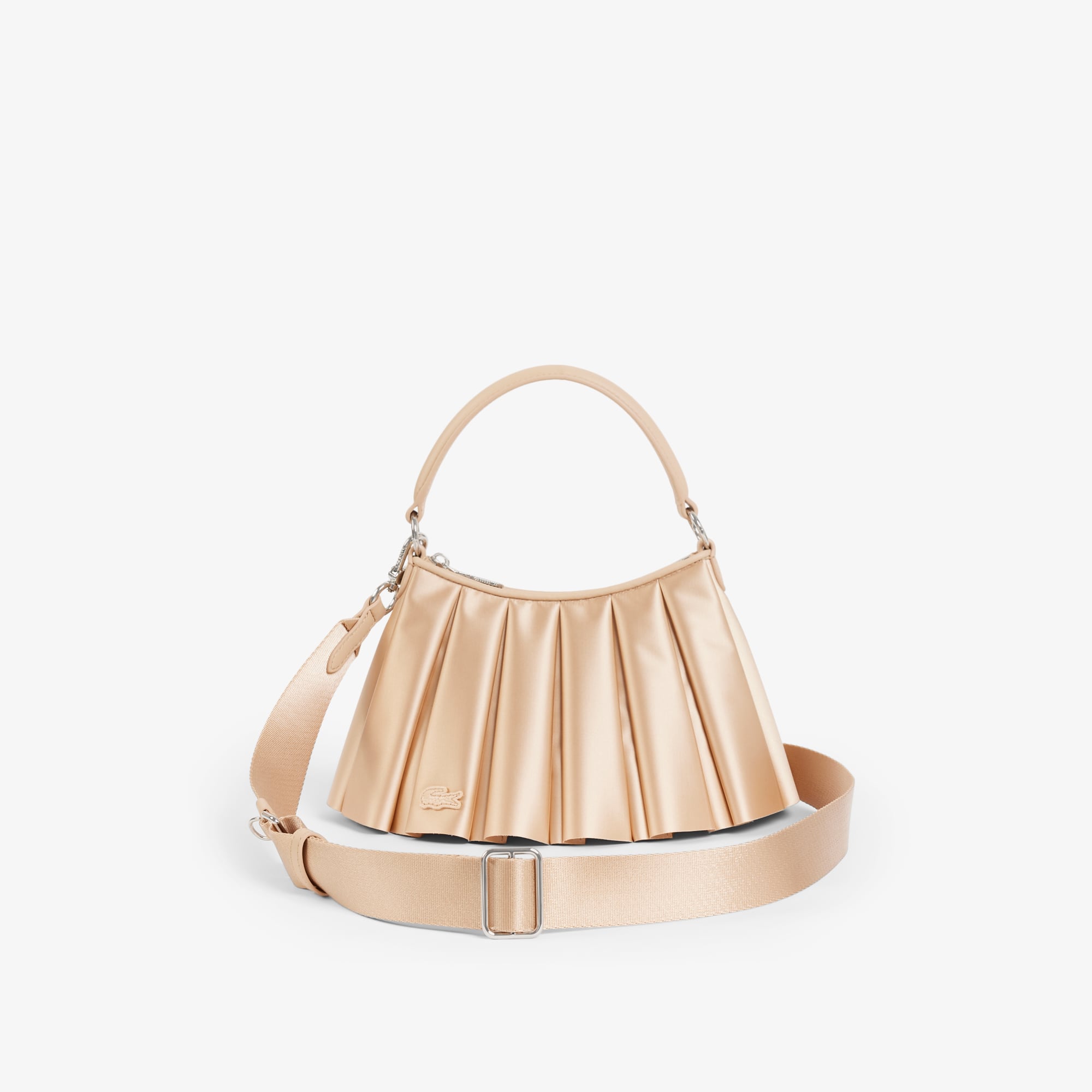 Lacoste Small Lenglen Satin Purse - One Size In Beige