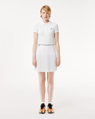 Women's Elastic Waist Pleated Skirt