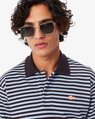 Sudadera Con Estampado Con Cuello Redondo De Lacoste Para Hombres