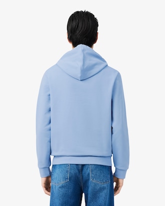 Colour-Block Zipped Hoodie