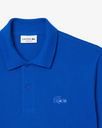 Polo con insignia L.12.12 de corte clásico