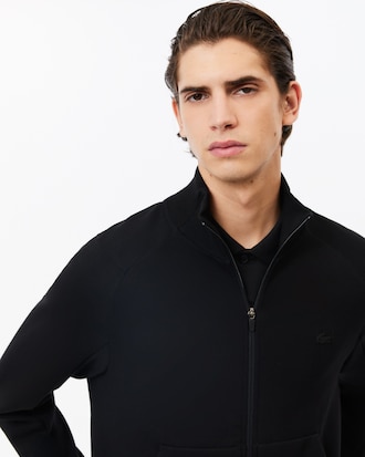 Men's High-Neck Zip-Up Sweatshirt