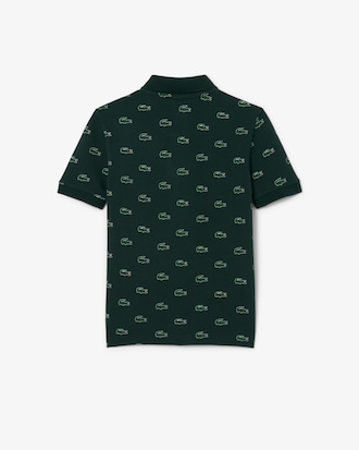 Boys' Printed Petit Piqué Polo