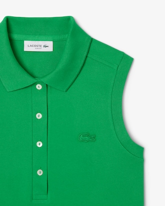 Polo el&aacute;stico sin mangas L.12.D Slim Fit para mujer