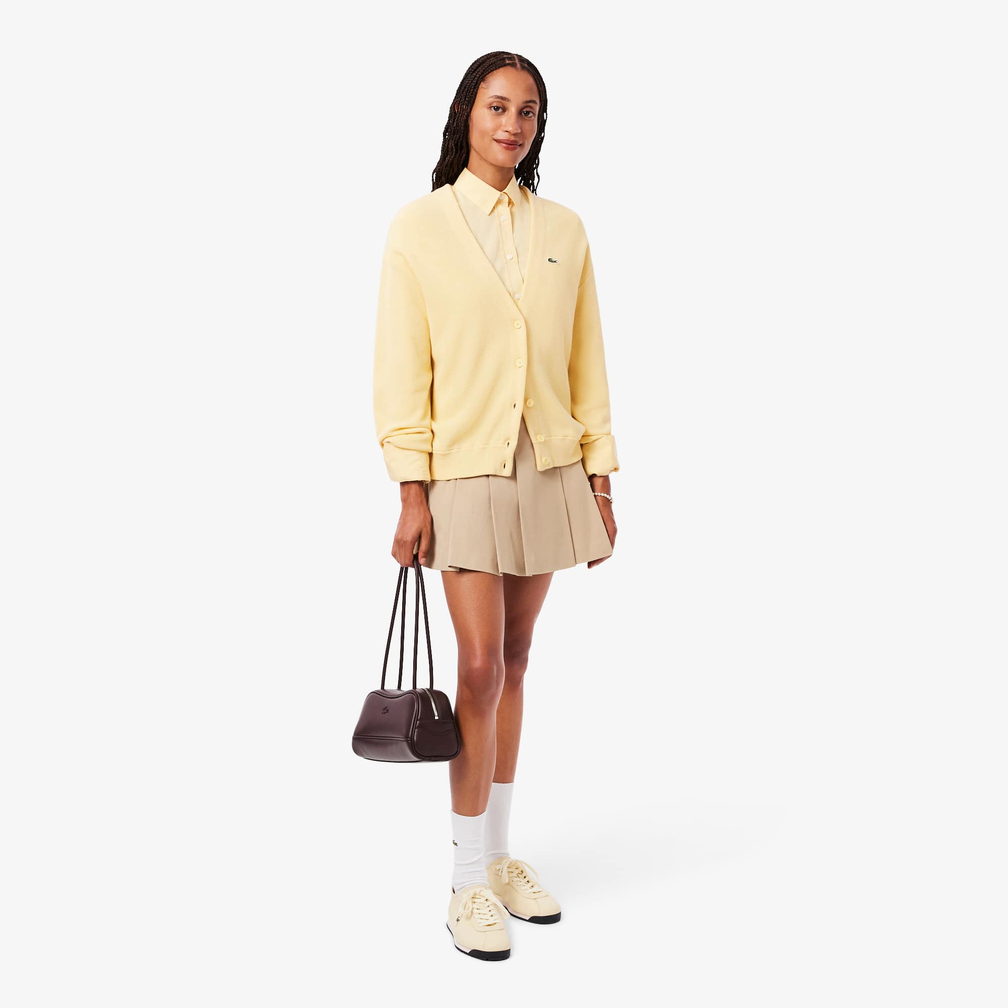 Women's Lora Leather Shoulder Bag - Bags - New In 2026 | Lacoste