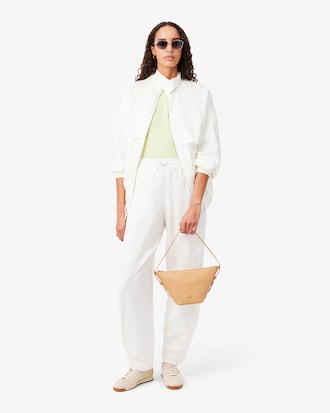 Small Maheki Embossed Leather Hobo Bag