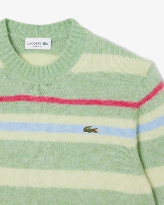 Men's Striped Alpaca Wool Sweater