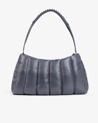 Runway Glossy Padded Nylon Purse