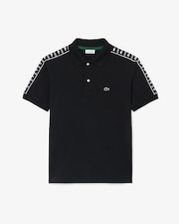 Branded Stripe Cotton Pima Polo Shirt