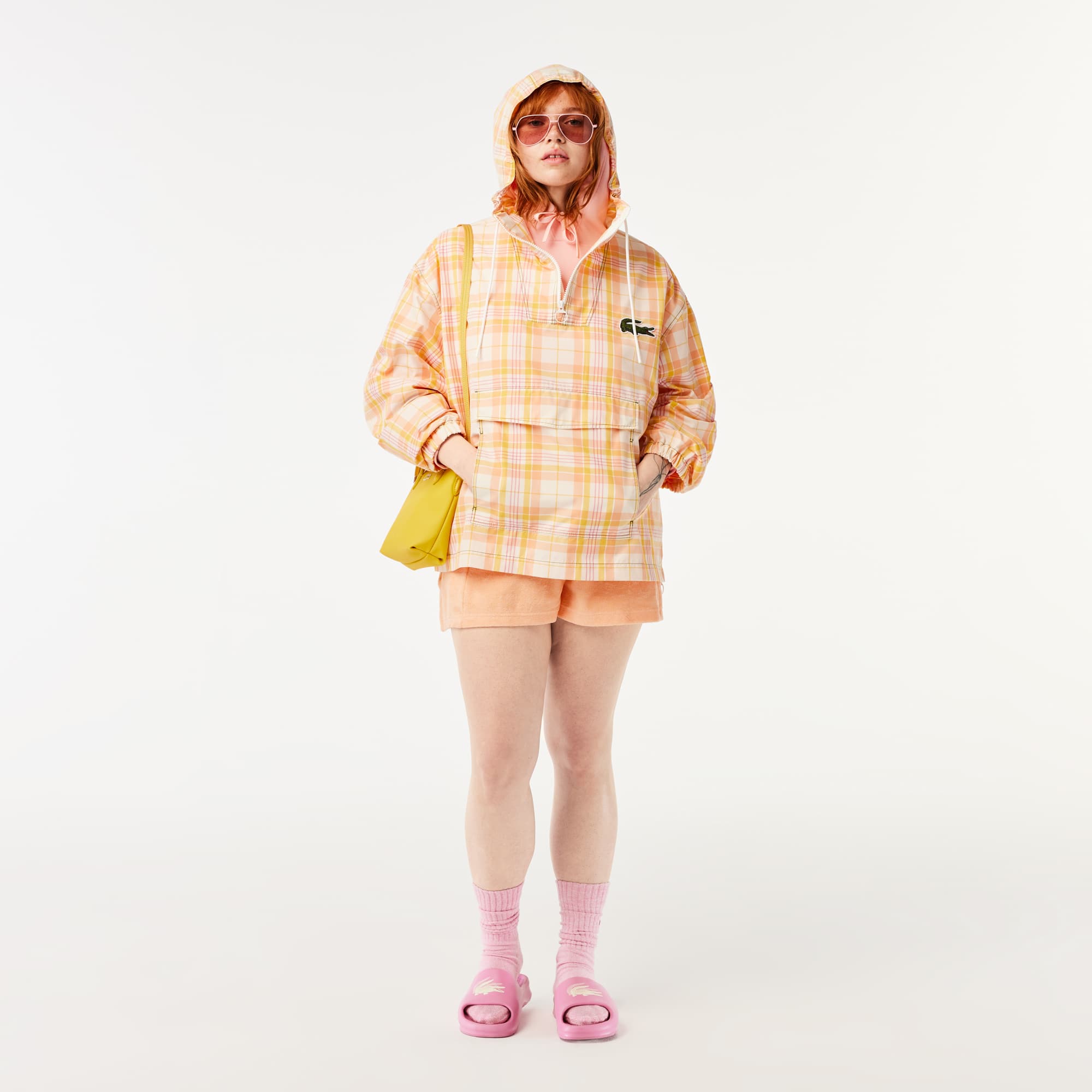 ジャケット・アウター andequal checked over jacket Check pattern shirt jacket M11769 | Monoqlo+