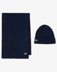 Unisex Wool Scarf & Beanie Gift Set