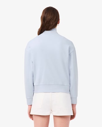 Relaxed Fit Zipped Badge Sweatshirt