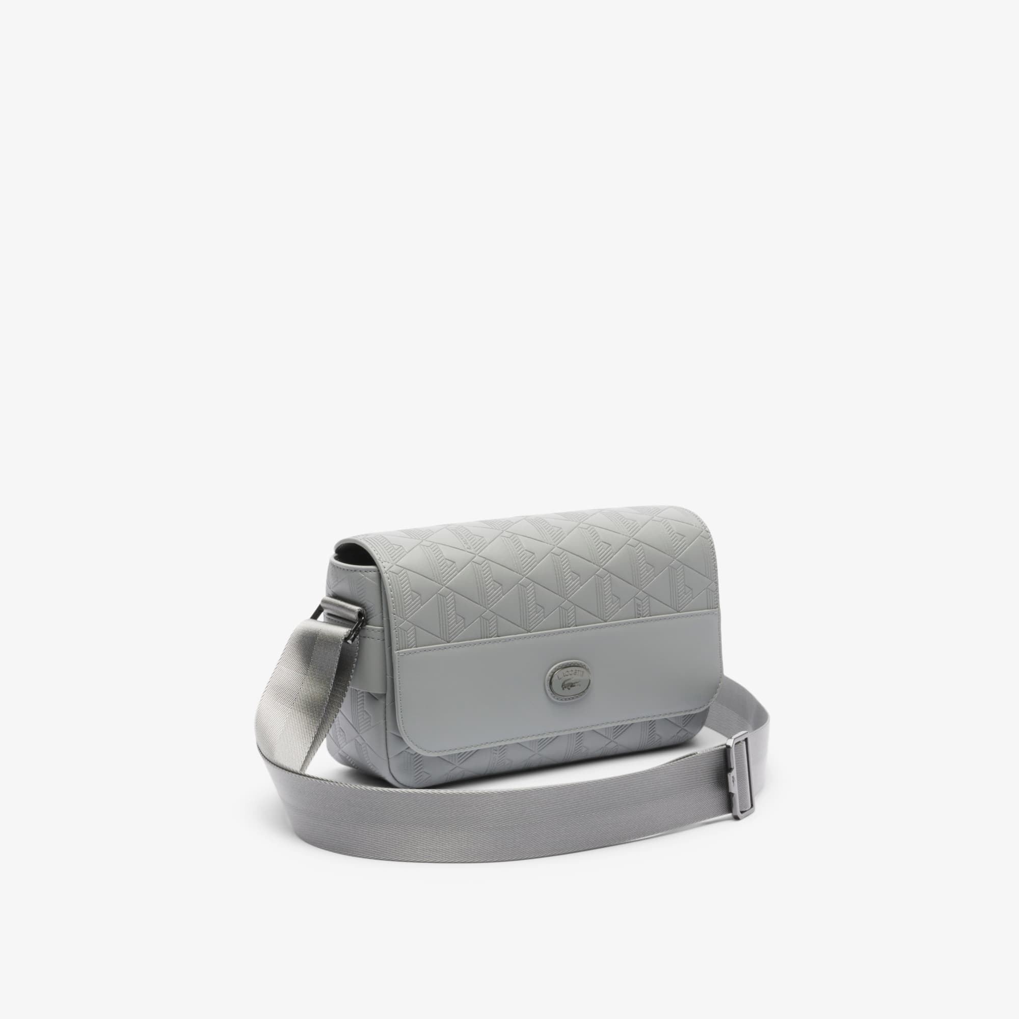 Monogram Leather Flap Close Satchel - Bags - New In 2026 | Lacoste