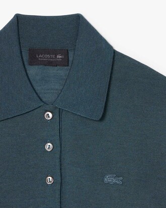 Runway Polo Collar Merino Wool Sweater