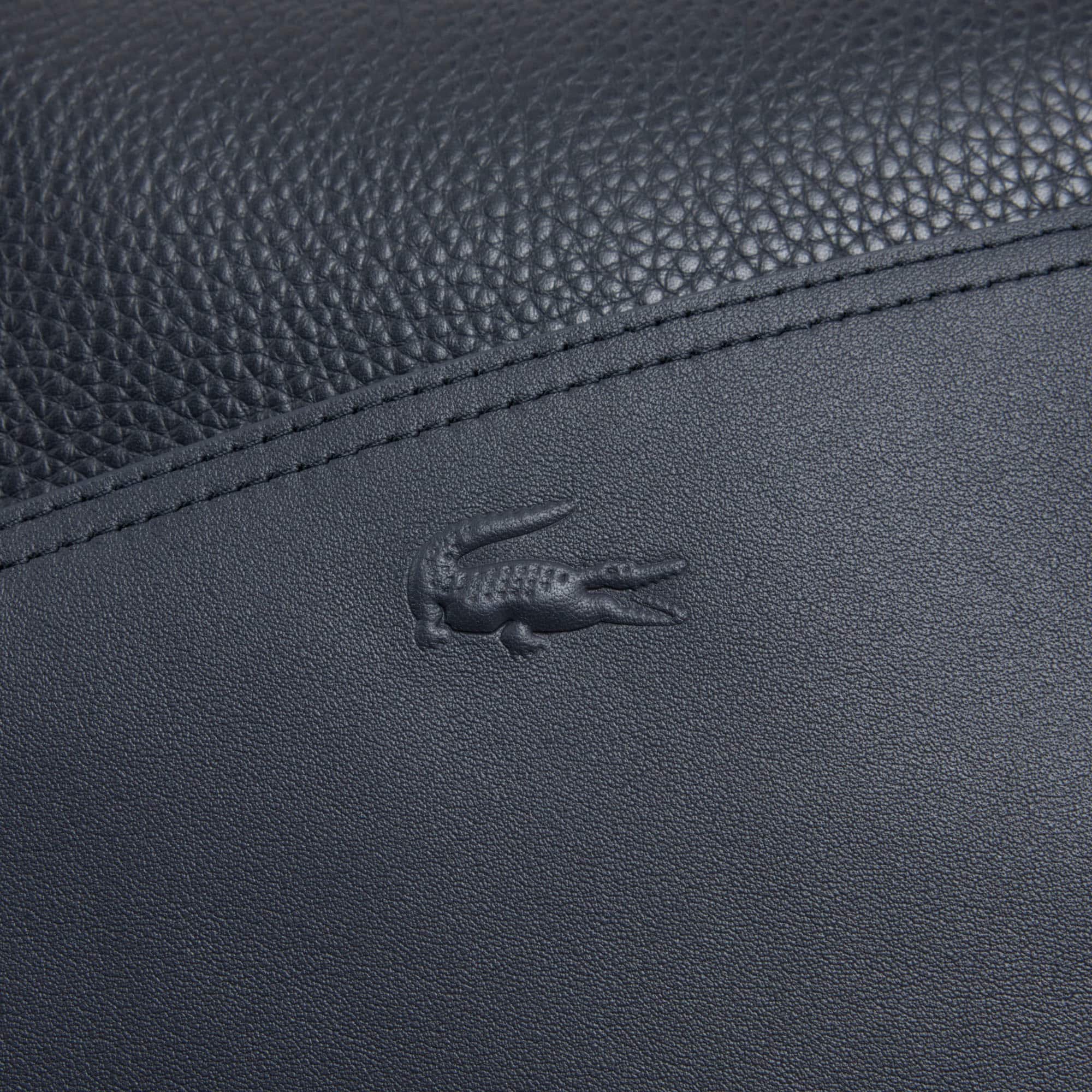 Club Lacoste Grain Leather Weekend Bag
