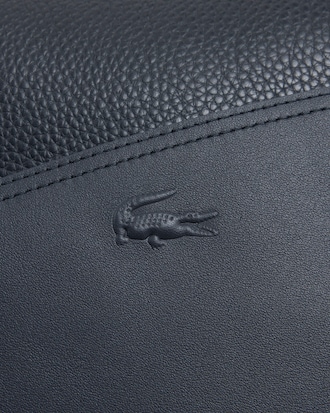 Club Lacoste Grain Leather Weekend Bag