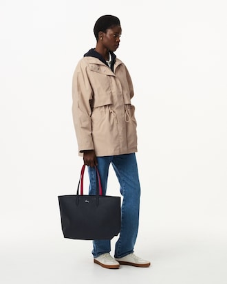 Gabardina Oversized Repelente al Agua