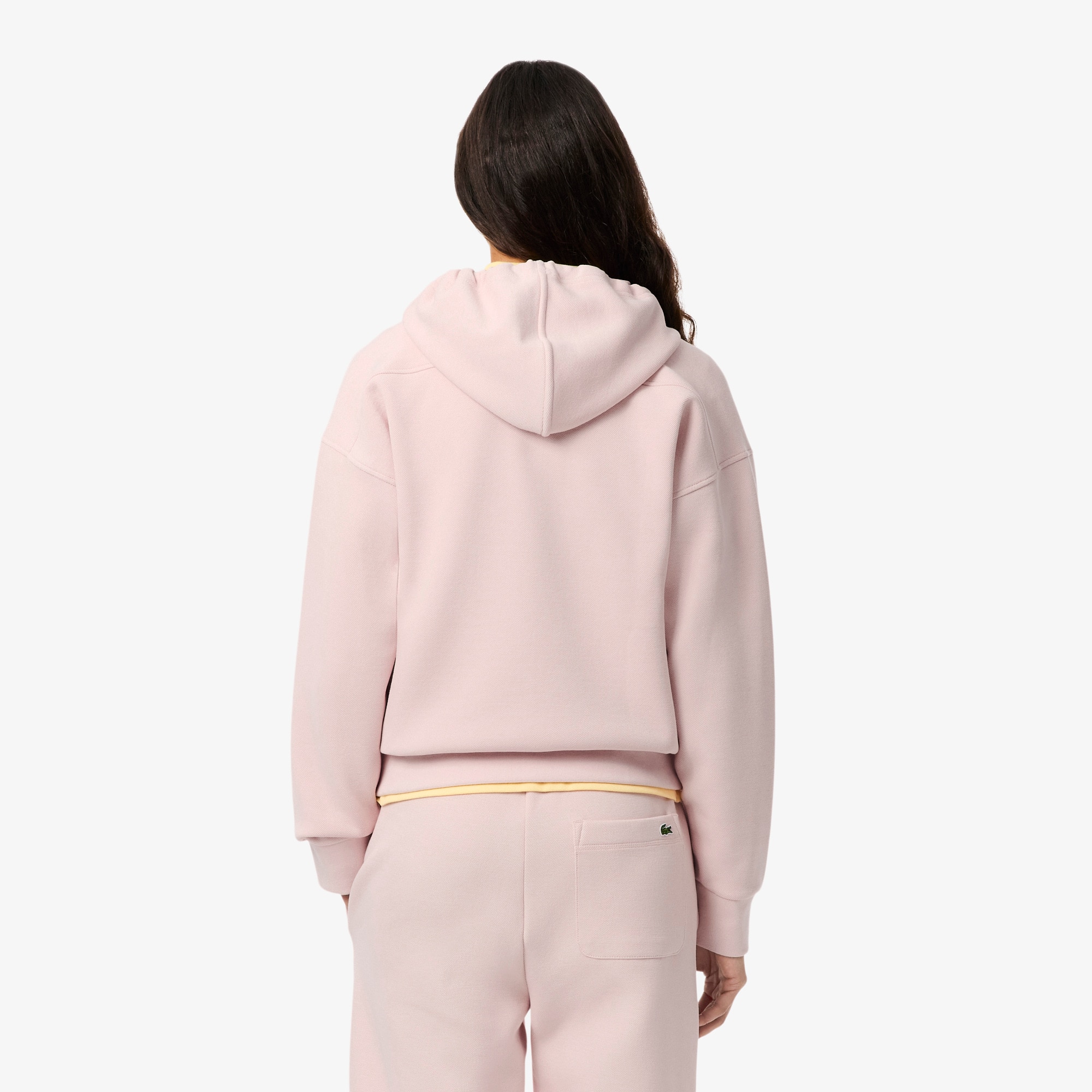 Women's Zip-Up Piqué Hoodie - Sweaters & Sweatshirts - New In 2026
