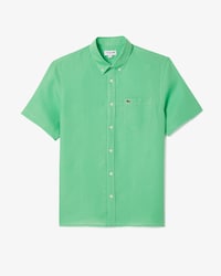 Men's Short Sleeve Linen Shirt  