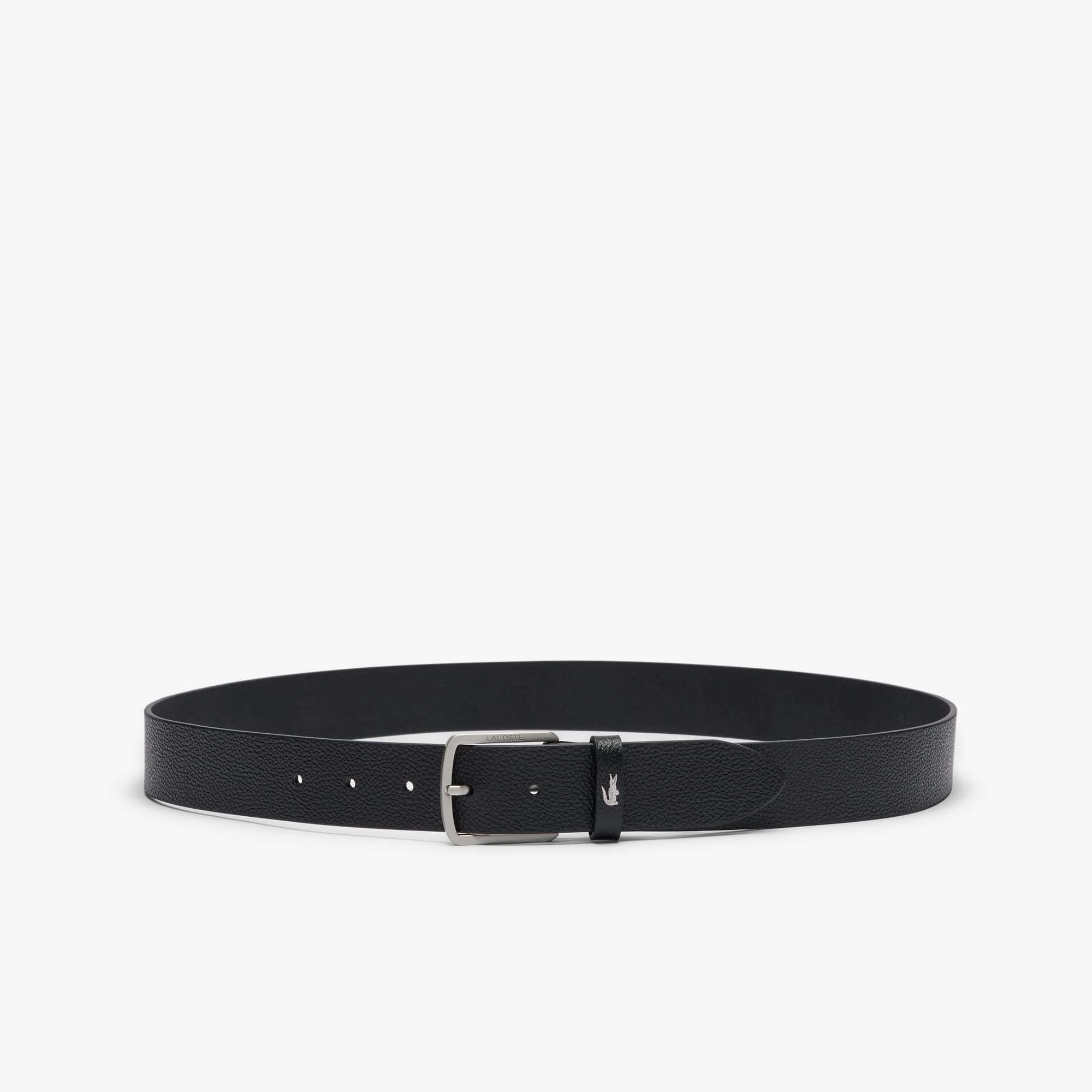 Grained Leather Belt