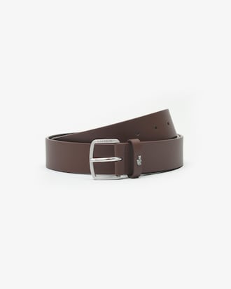 Cintur&oacute;n De Piel Lisa Para Hombre