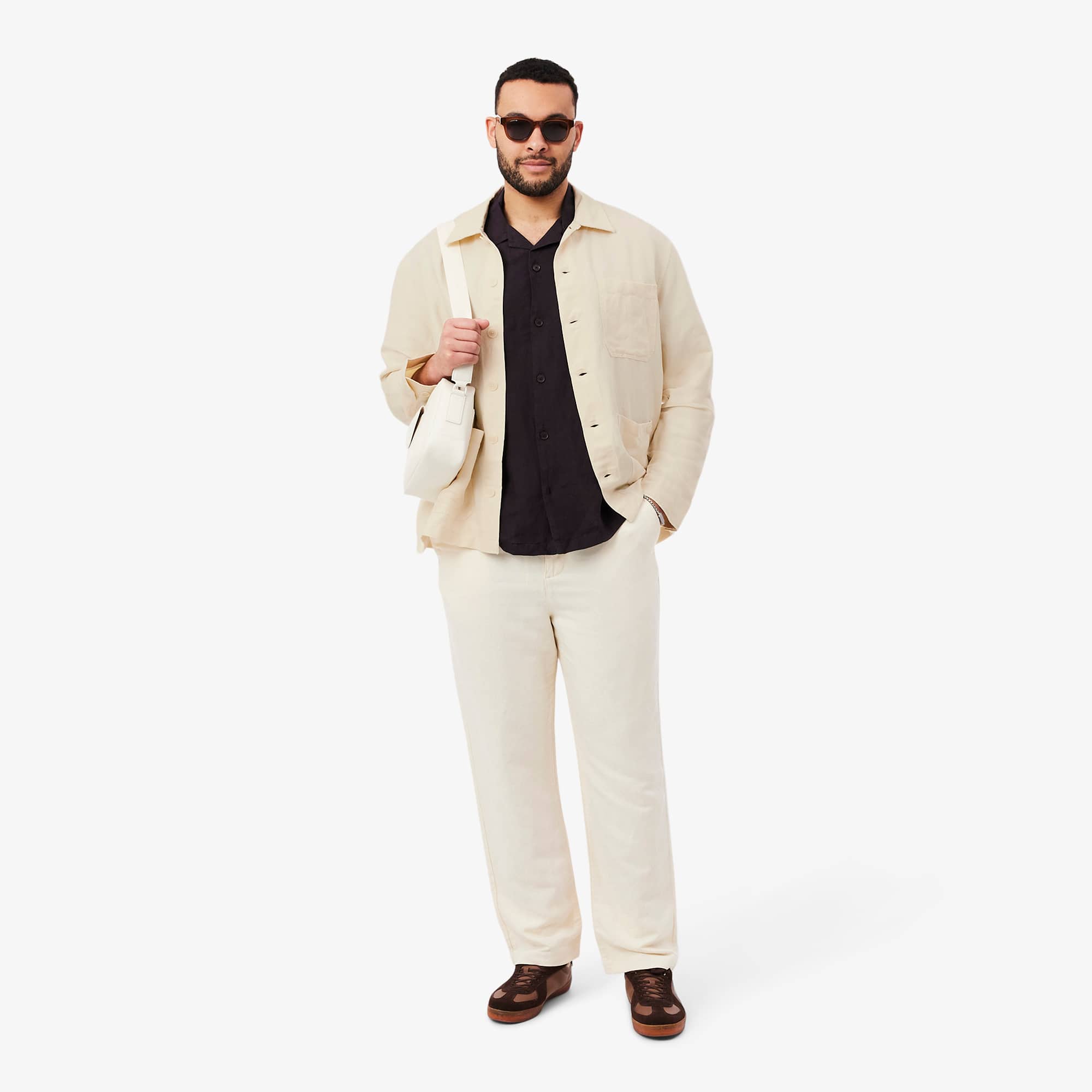 Linen Blend Overshirt