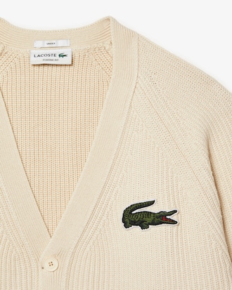 Unisex V-Neck Organic Cotton Cardigan