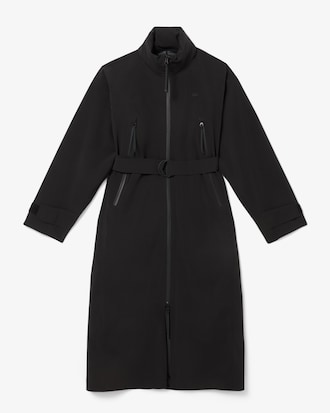 Parka larga oversize repelente al agua para mujer