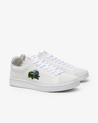 Sneakers Carnaby Piqu&eacute;e femme Lacoste x Netflix Bridgerton en textile