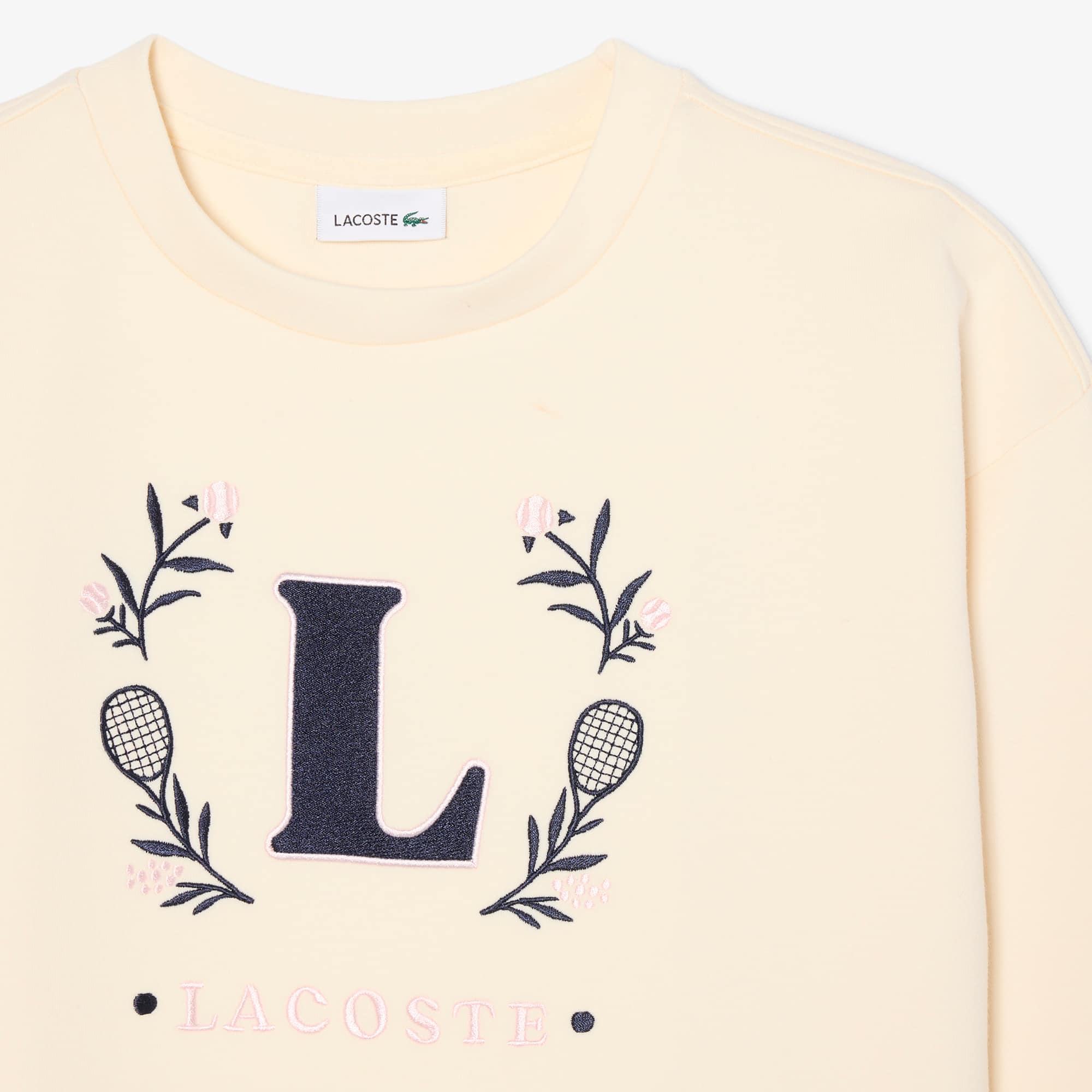 Embroidered Badge Neoprene Sweatshirt